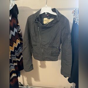 SOLD Olive Diesel motorcycle biker jacket size L used great condition